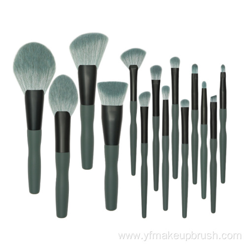 wooden handle beauty brush makeup brush box packaging